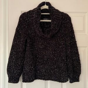 525 America Black Cowl Neck Sweater NWOT